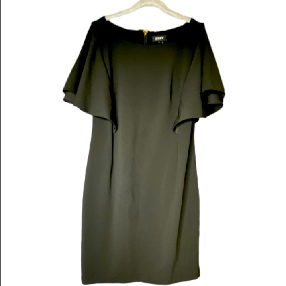 DKNY all black dress